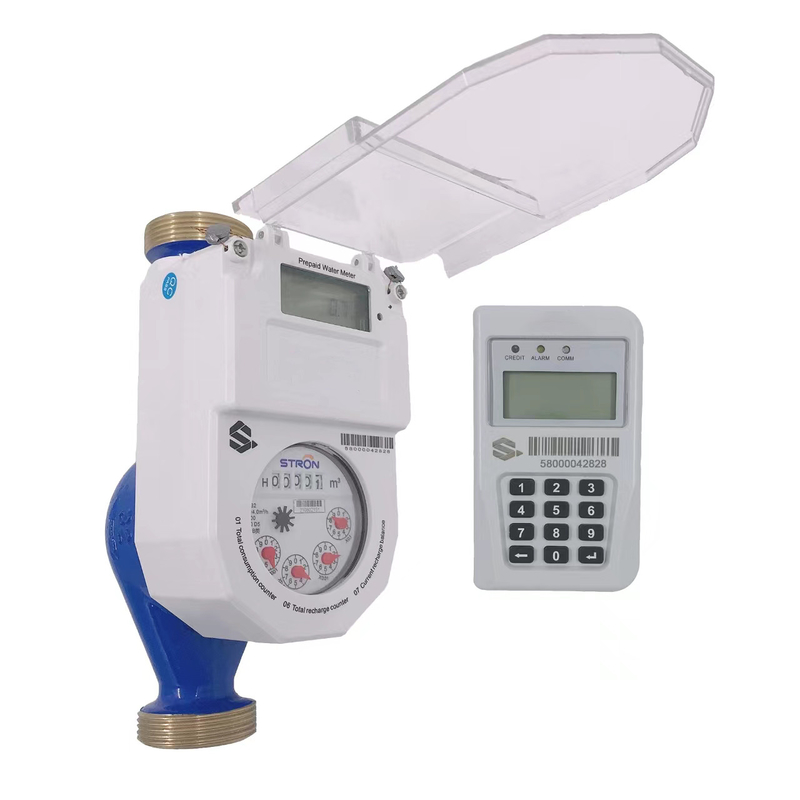 Prepaid / Postpaid Smart Electronic Water Meter With Non Return Valve