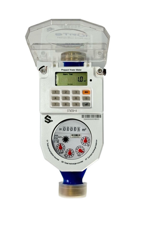 Temperature Range Minus 10 to 55 Degrees Celsius Industrial Water Flow Meter Prepaid Mode Flow Measurement Solution for Industry