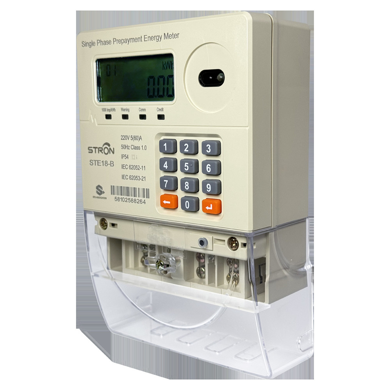 IP54 Ingress Protection and Keypad Operation Smart Prepaid Electricity Meter for Accurate Metering