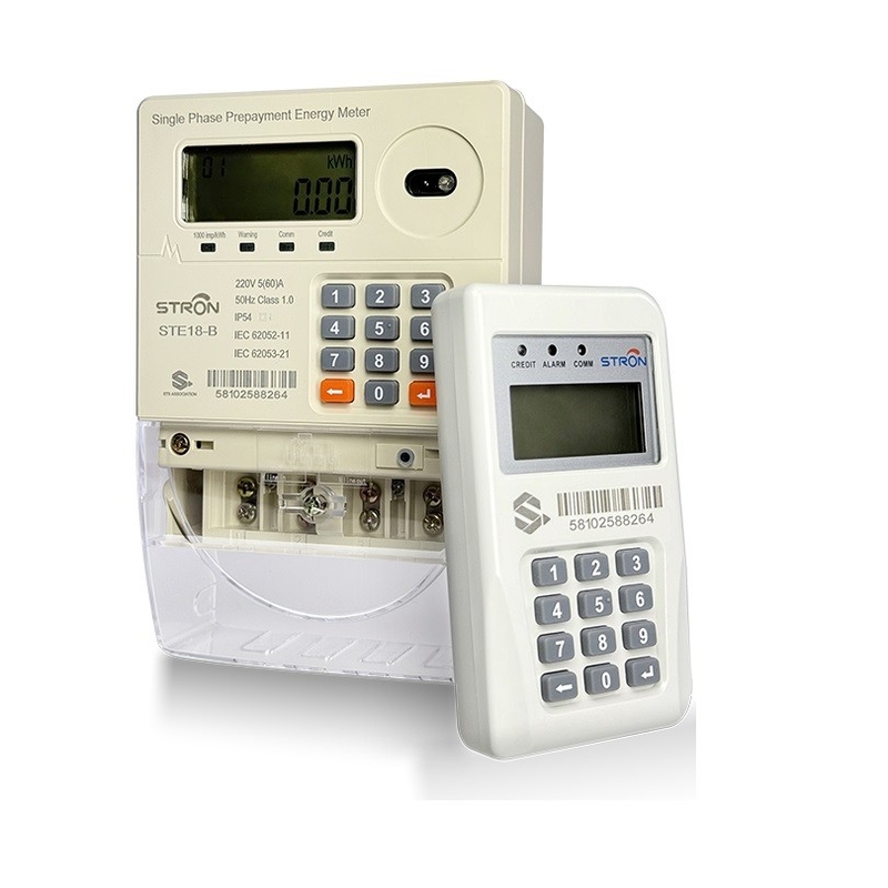 Single Phase Prepaid Electricity Meter With CIU STS Standard Compliant Keypad Type