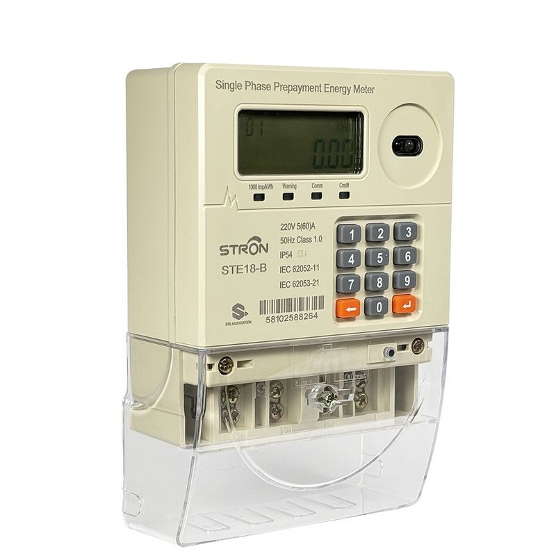 Smart Prepaid Electricity Meter enabling energy management and prepaid electricity payment options for various industries
