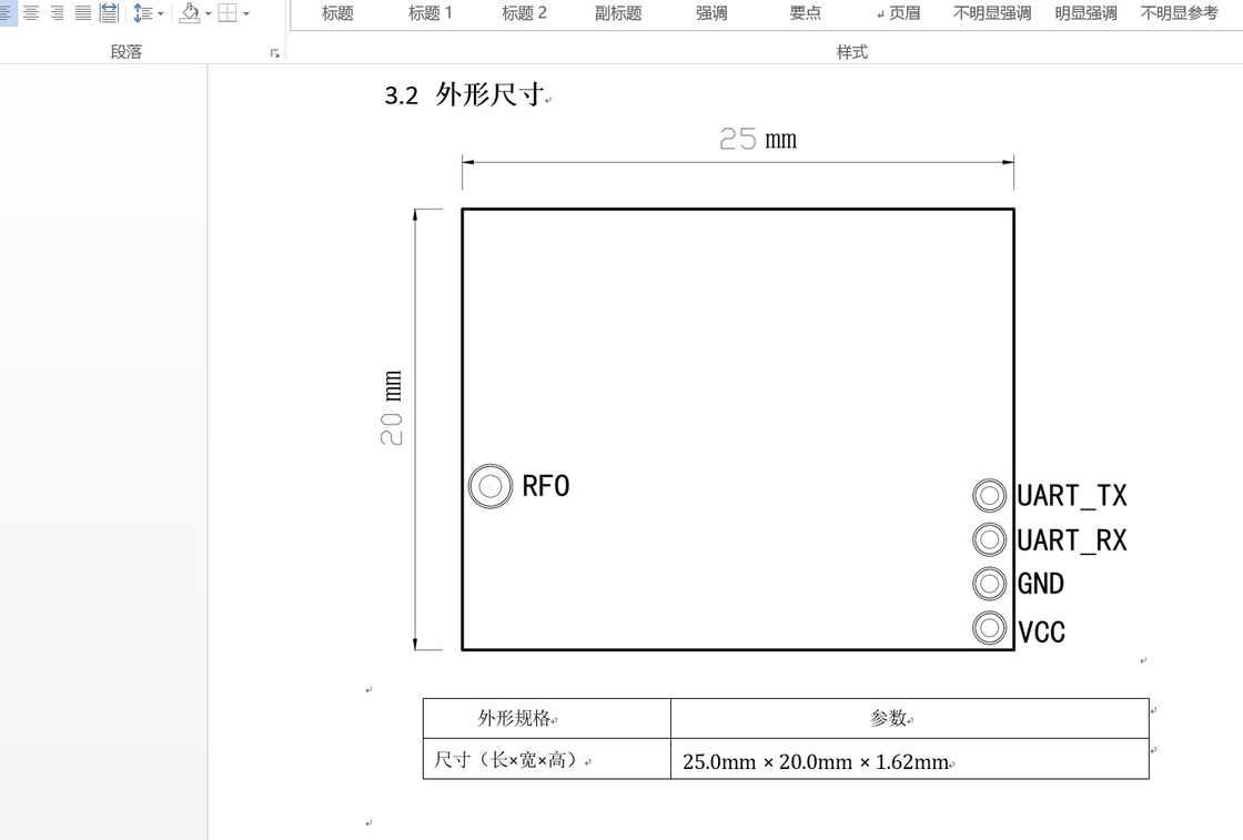 UART Wireless Module BGRF2 Ultra-Compact: 100kbps Speed, -121dBm Sensitivity & 1μA Sleep Mode