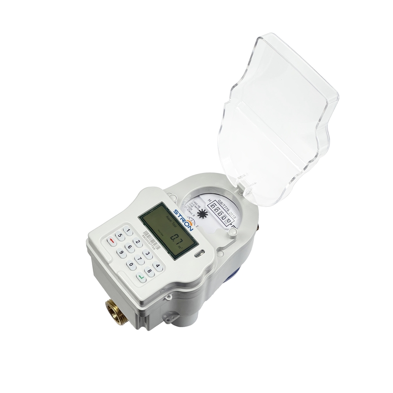 DN15/DN20/DN25 Inlet Prepaid Water Meter with Stronpay Vending System and Cubic Meters Measurement Unit