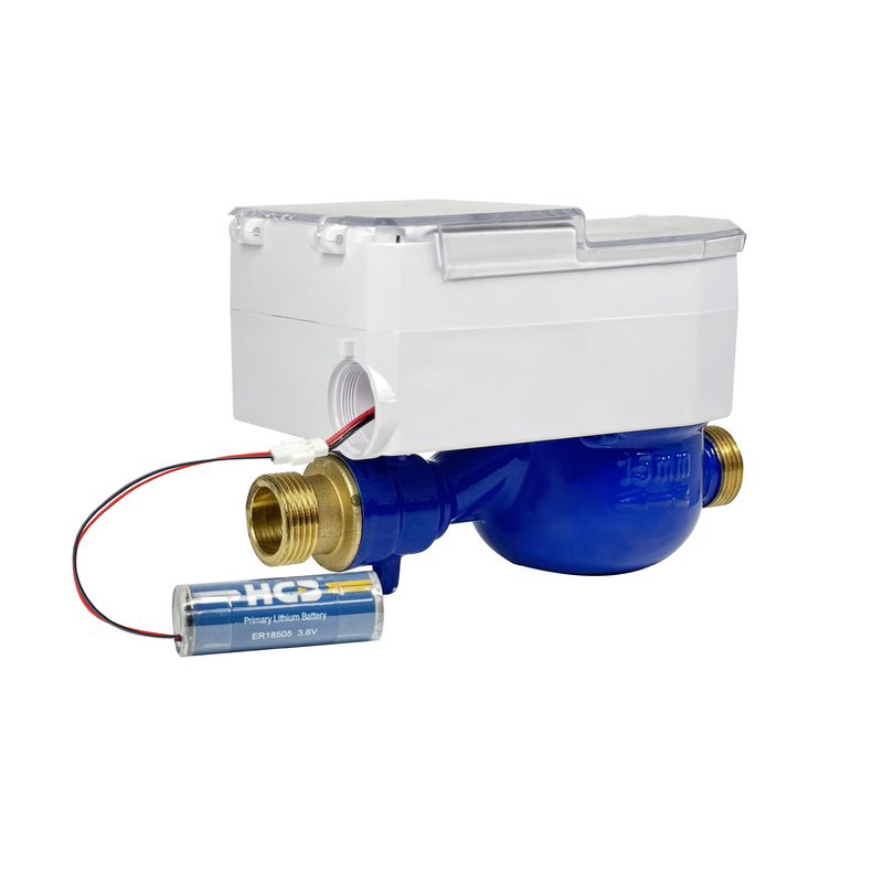 STS Standard Prepaid Water Meter with 1km Measurement Range 84 Flow Rate and Grey Color DN15 IP68