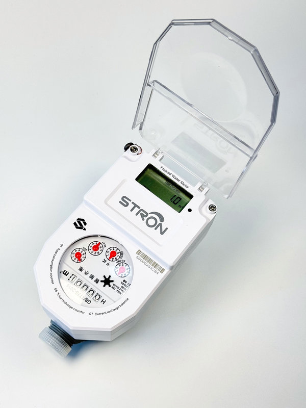 STS DN15mm Prepaid Water Meter with Flanged Connectivity ISO 4064 ClassB and 8 Years Battery Life