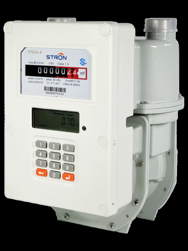STS Split-Type Prepaid Gas Meter  and an independent Customer Interface Unit CIU  Leveraging 300–400m RF communication capability