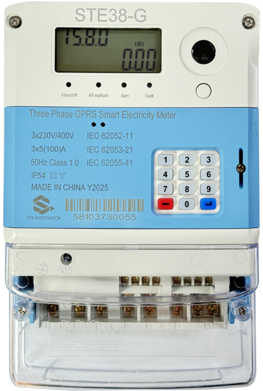 The STRON STS Three phase split-type electricity prepaid  meter