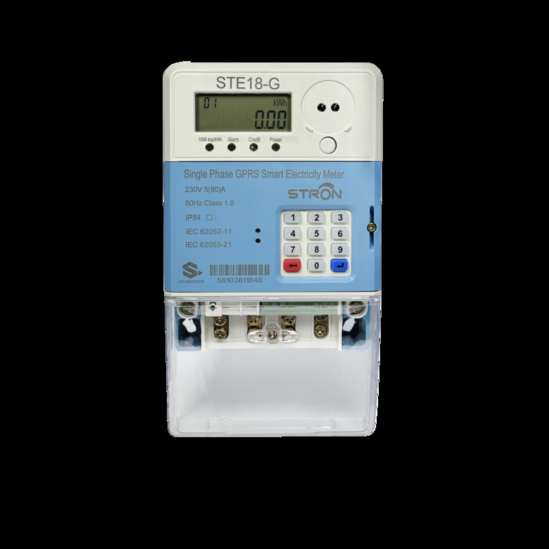 STS Prepaid Engery Meter 2G And 4G Network Compatibility Smart Prepaid Electricity Meter for Smart Metering Applications IP54 Ingress Protection