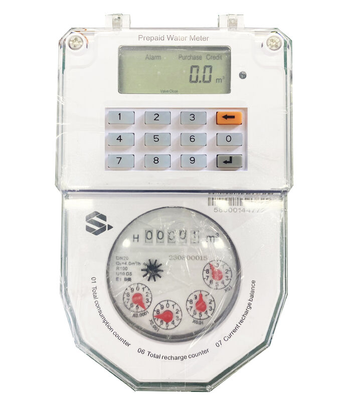 STS Prepaid Water Meter Brass IP68 LoRa Wireless communication RF Lora Ciu