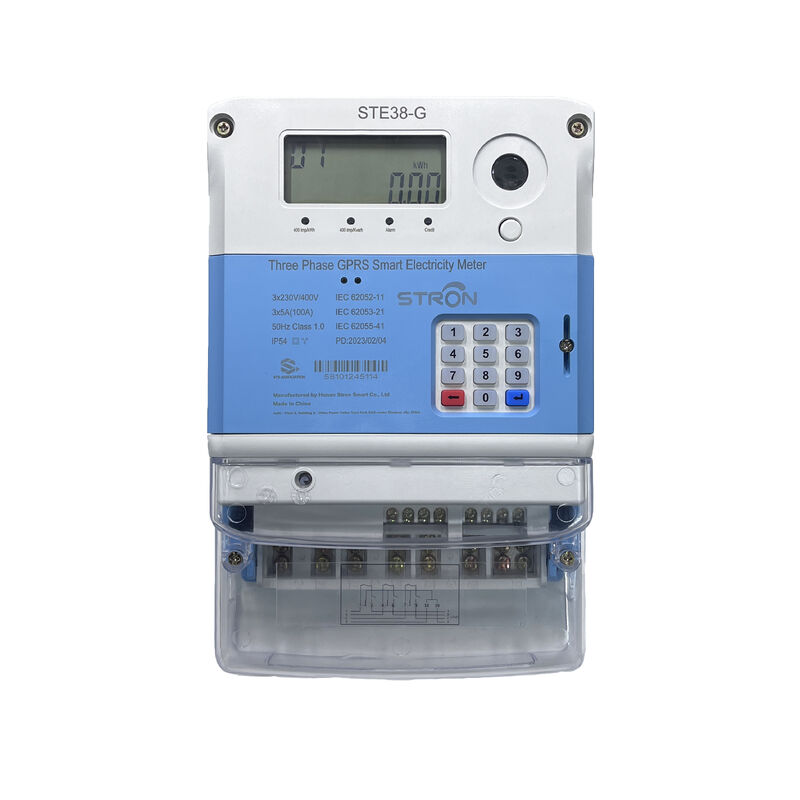 Smart Digital Meter Smart Prepaid Electricity Meter Mode Prepaid Token Type Capacity Unlimited Ideal for Energy Monitoring and Control Systems