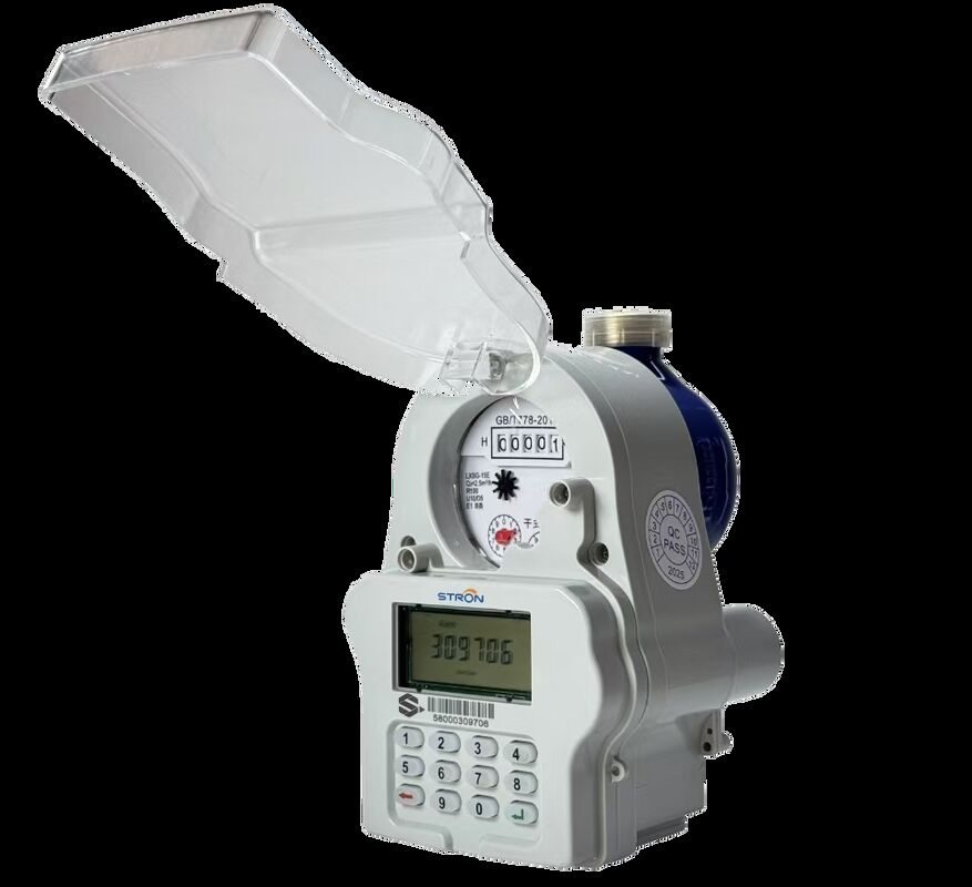 STRW240‑A STS Keypad Prepaid Water Meter DN15‑DN25 Brass IP68 LoRa‑RF Remote Reading Anti‑Tamper for Household Commercial Water