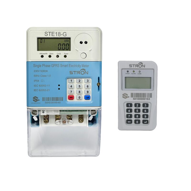 Class 1 Smart Prepaid Electricity Meter with Prepayment and Nominal Voltage 230V 30 to 120 Percent Providing Energy Usage Data