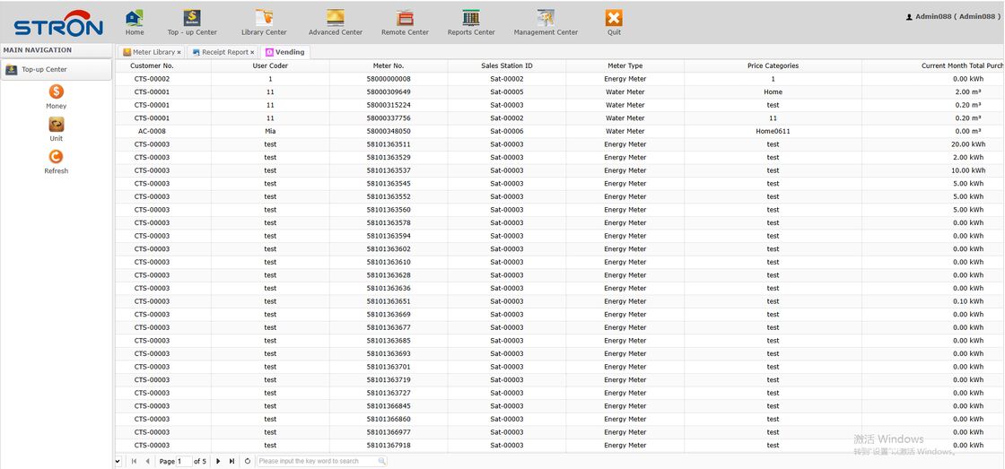 STE38-A STS Prepaid Three-Phase Keypad-Type Electricity Meter