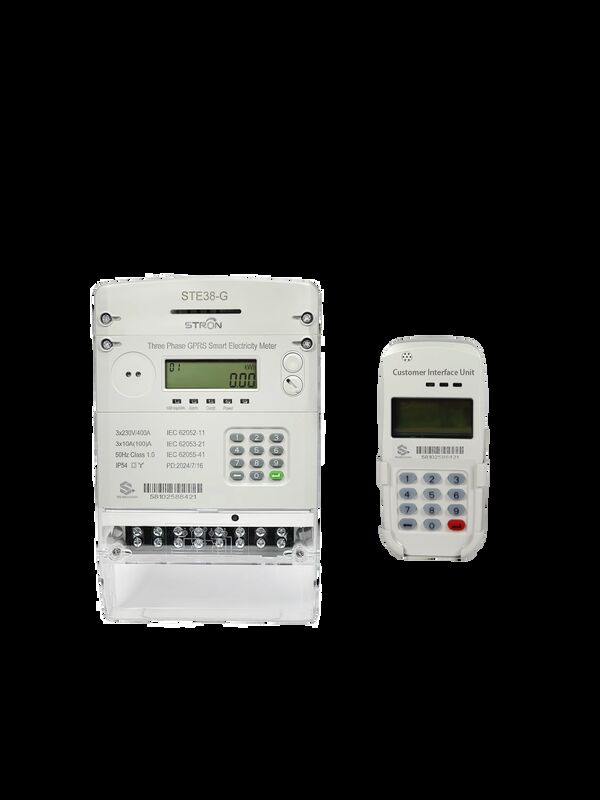 GPRS Smart Three Phase Electricity Meter with international IEC standards compliance and grade chips delivering precise energy data for power management