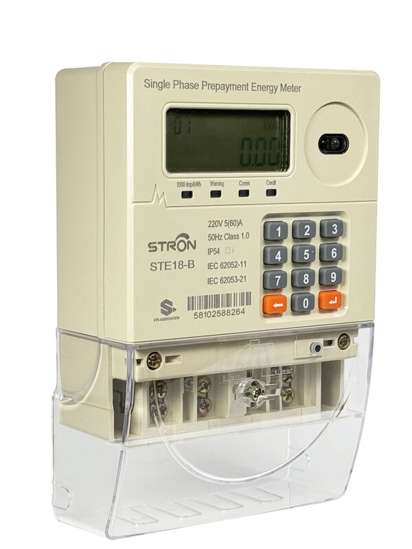 Hot Selling STS Single Phase M-PESA Keypad Smart Prepaid Electricity Meter with LCD Display Class 1.0 Accuracy Vending System