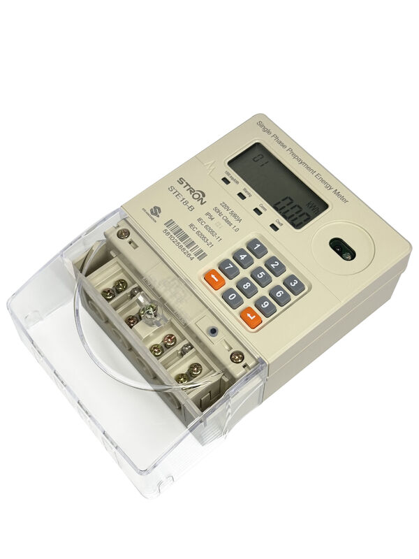 Hot Selling STS Single Phase M-PESA Keypad Smart Prepaid Electricity Meter with LCD Display Class 1.0 Accuracy Vending System