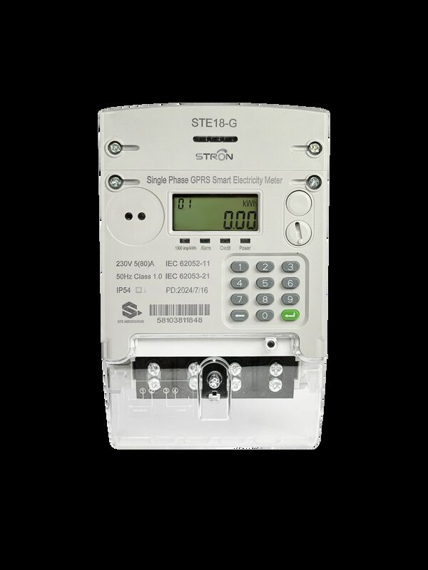 All-in-One SE Asian Prepaid Meter: STS Token, Neutral Current Measurement & Cover Opening Detection with remote control