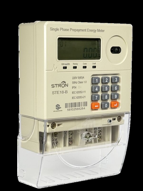 Keypad Input Way Single Phase Smart Prepaid Electricity Meter Utilizing Smart Digital Meter for Power Usage Measurement