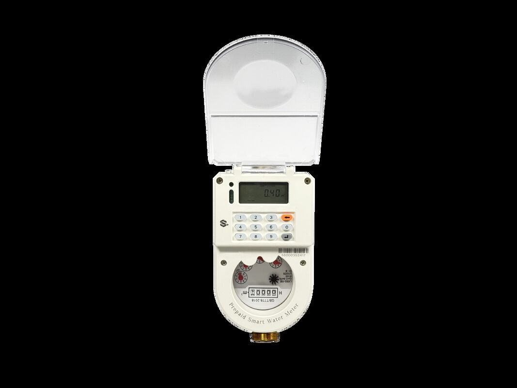Smart Prepaid STS Water Meter Series ODM/ OEM Customizable Clear Mechanical Display  Reble Brass Water