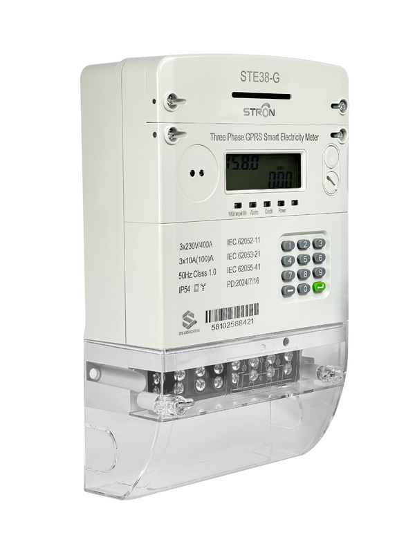 IP54 Smart Prepaid Electricity Meter Featuring Unlimited Capacity Nominal Voltage 230V 30 to 120 Percent Ideal for Energy Management Solutions