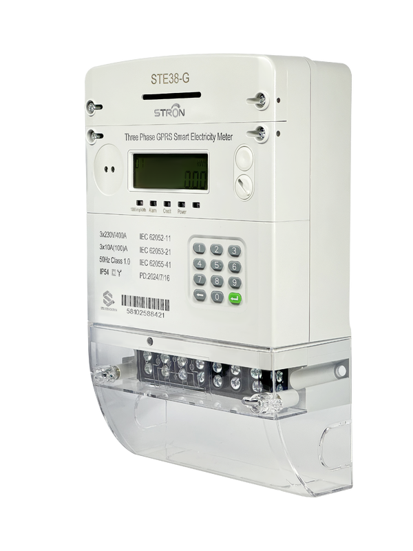 IP54 Smart Prepaid Electricity Meter Featuring Unlimited Capacity Nominal Voltage 230V 30 to 120 Percent Ideal for Energy Management Solutions