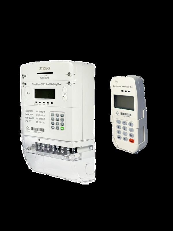STS Split Three-Phase Prepaid Meter with Top-Mounted Module with GPRS/433MHz RF communication