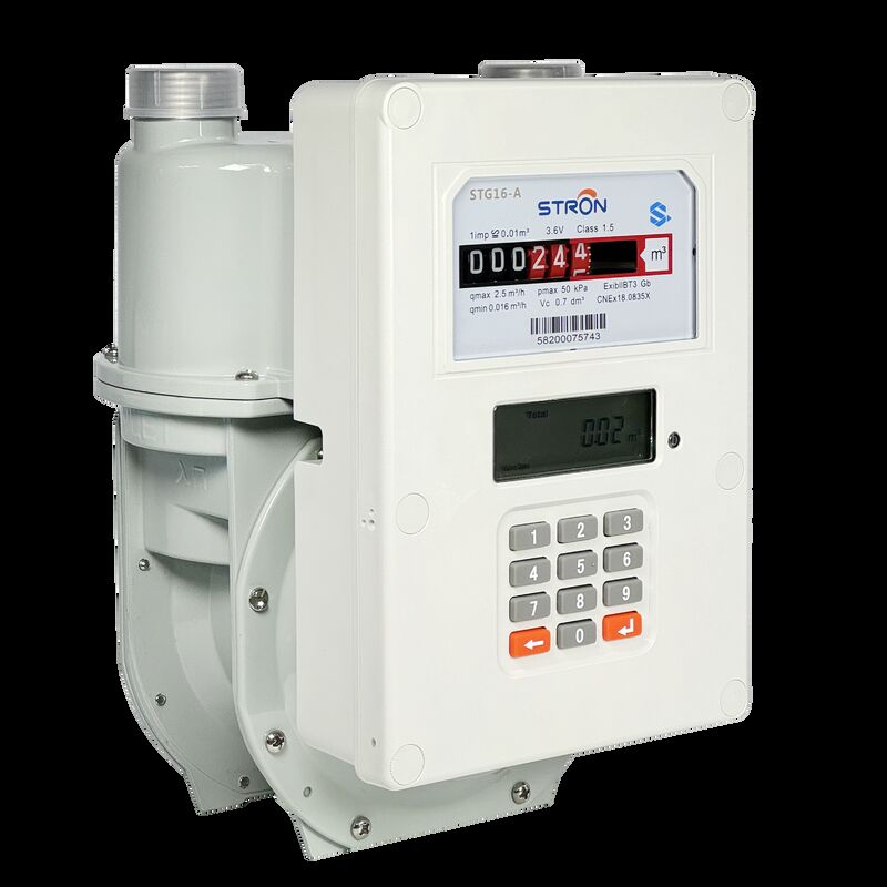 StronSmart Prepaid Split Gas Meter  STS Compliant IEC Standards Wireless Prepaid Gas Meter Class 1.0/2.0 Accuracy, Wide Operating Voltage, Low Power Consumption, -25℃~70℃ Operating Temperature