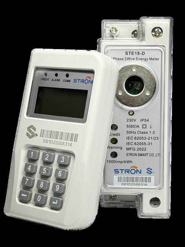 Keypad Input Way Smart Prepaid Electricity Meter Featuring Class 1 Accuracy and IP54 Ingress Protection Suitable for Power Monitoring