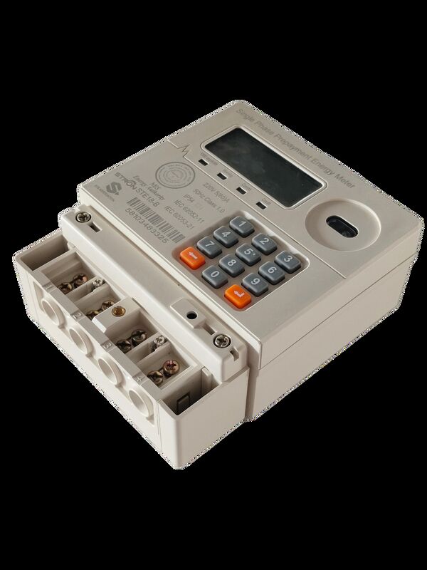 Prepaid Token Type Smart Prepaid Electricity Meter Integrated with Unlimited Capacity and Stronpay Vending Software Supporting Energy