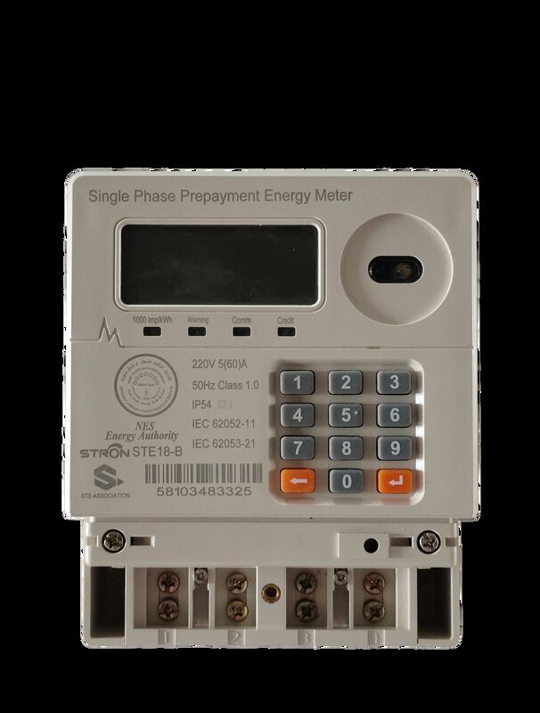 Prepaid Token Type Smart Prepaid Electricity Meter Integrated with Unlimited Capacity and Stronpay Vending Software Supporting Energy