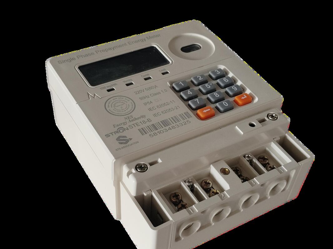 Prepaid Token Type Smart Prepaid Electricity Meter Integrated with Unlimited Capacity and Stronpay Vending Software Supporting Energy