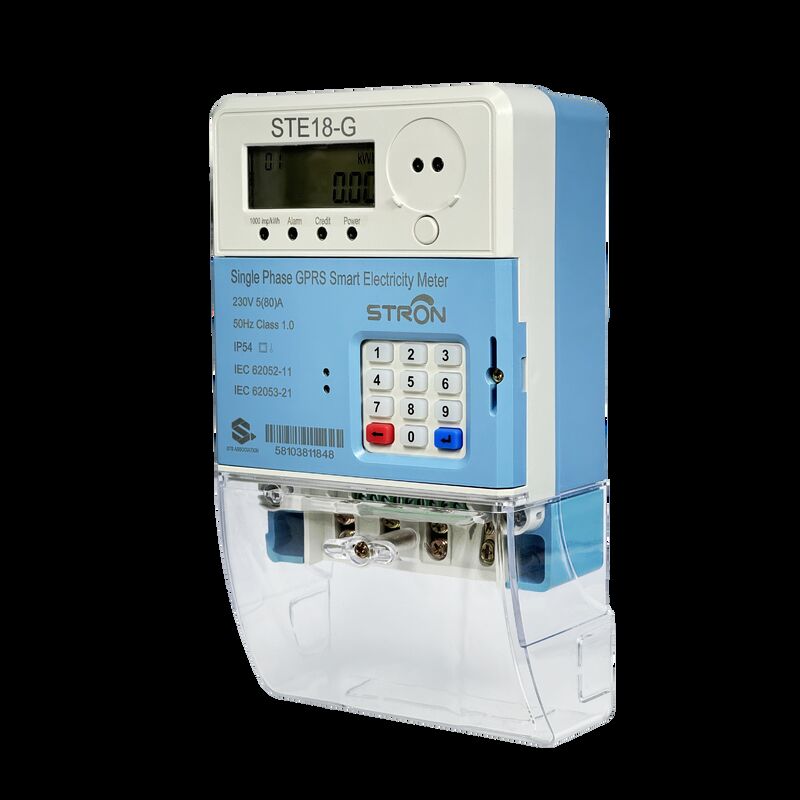 Class 1 Accuracy Smart Prepaid Electricity Meter Featuring Keypad Input and Stronpay Vending Software Supporting Energy Usage