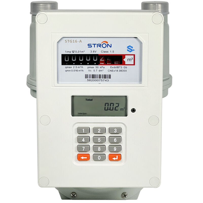 Smart Gas Meter wireless gas measurement system suitable for large scale deployment in commercial and industrial environments