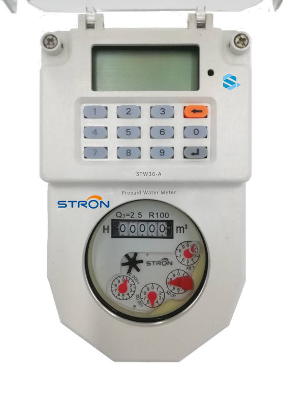 STW36-A DN15 Stron STS Standard Keypad TOKEN Recharge Prepaid Brass Water Meter Hotsale