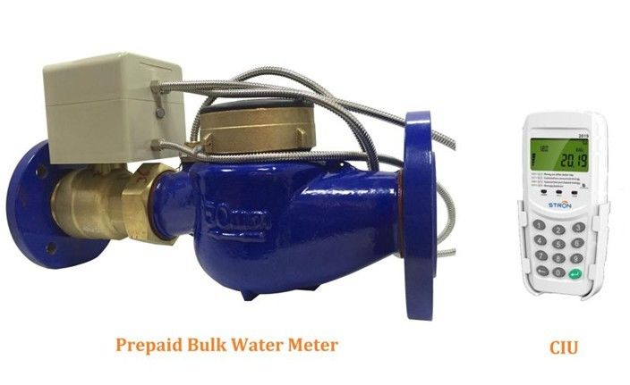 Anti Tamper Woltman Type Water Meter , DN50 Prepaid Water Metres