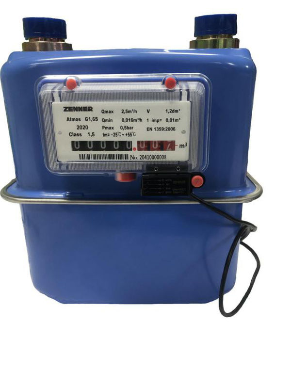 G4S 0.5Bar 1.2L High Accuracy Gas Flow Meter Corrosion Resistance