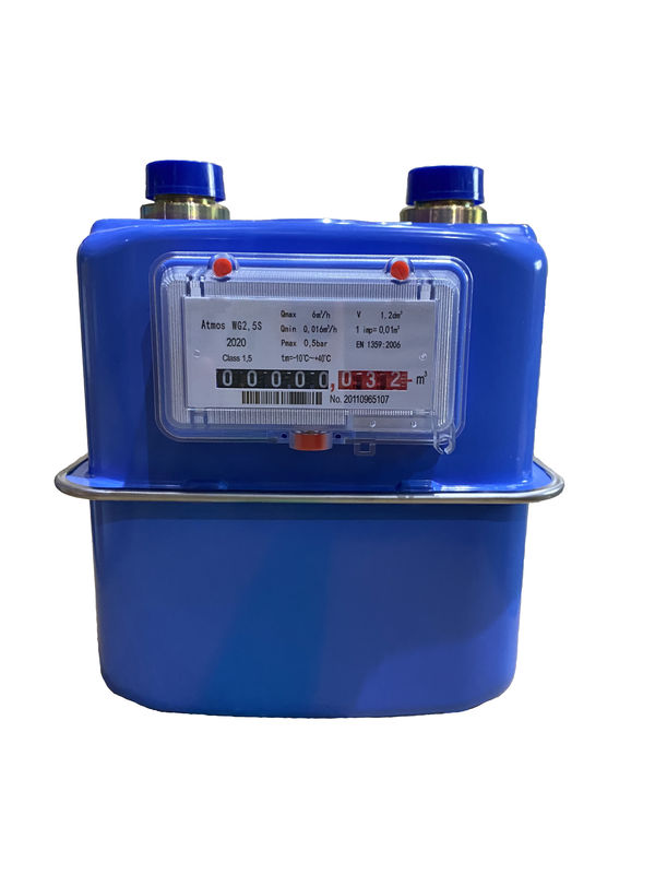 G4S 0.5Bar 1.2L High Accuracy Gas Flow Meter Corrosion Resistance