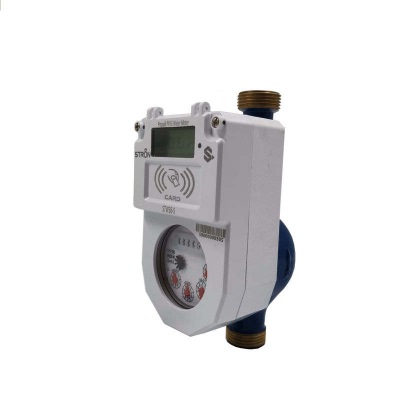 ISO4046 IP68 Dry Type Water Meter , R100 Digital Water Flow Meter