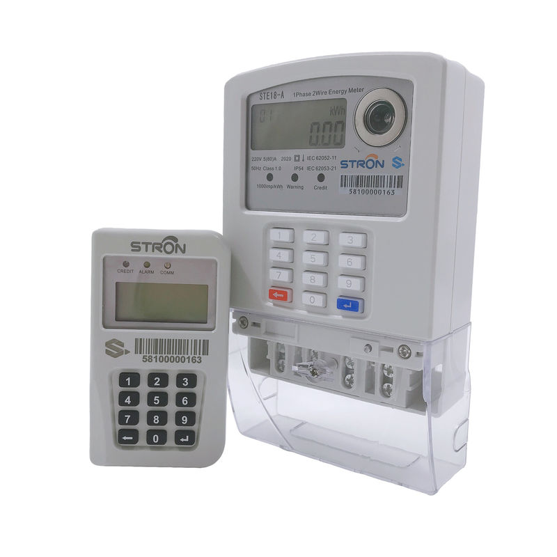 STS Standard Prepaid Split Keypad Single Phase Smart Energy Meter with  LORA-RF module