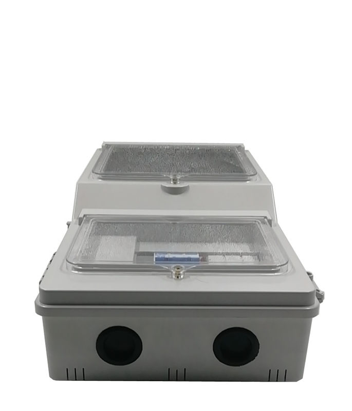 Anti UV Outdoor 3 Phase Meter Box , L519.1mm 3 Phase Meter Cabinet
