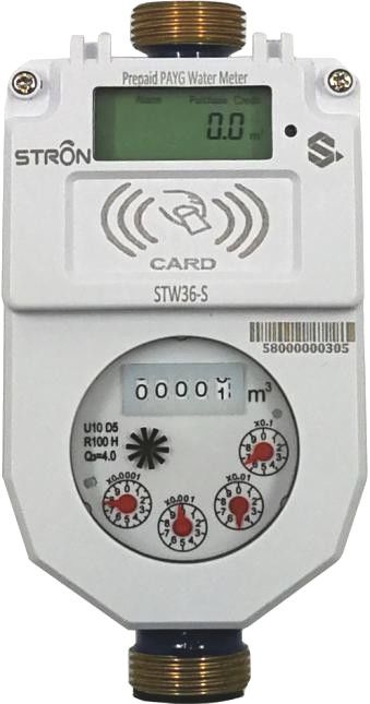 Multi Jet 1 /2'' Smart Water Meter IC Card Type With STS Certificated