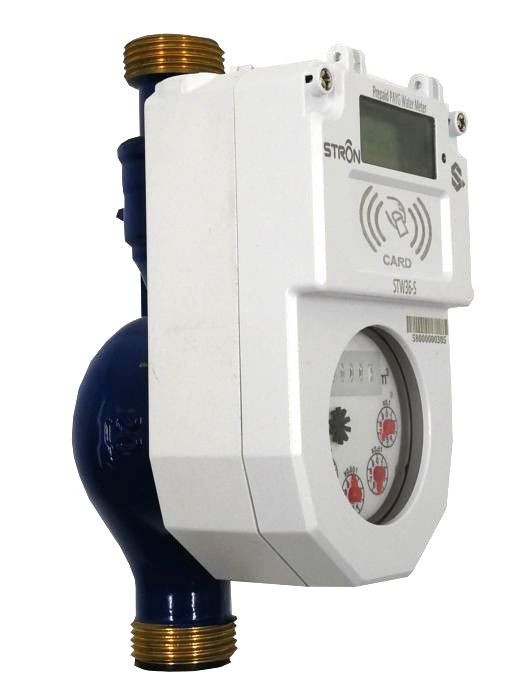 Multi Jet 1 /2'' Smart Water Meter IC Card Type With STS Certificated