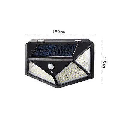 Courtyard Solar Outdoor Wall Lamps 100LED Body Induction Corridor Lights