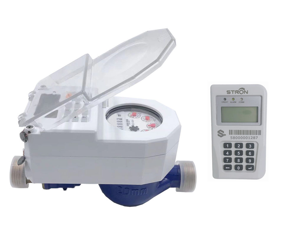 Prepaid / Postpaid Smart Electronic Water Meter With Non Return Valve