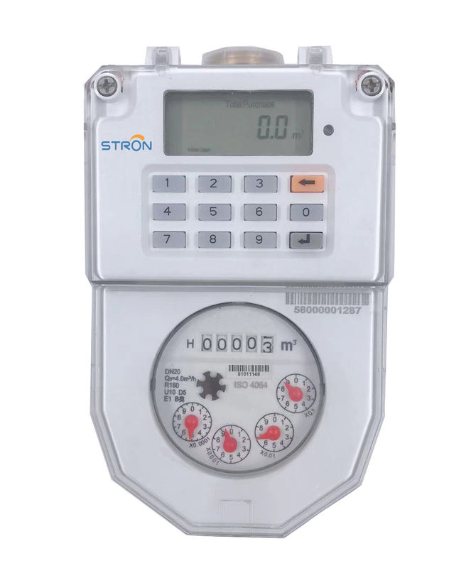 Prepaid / Postpaid Smart Electronic Water Meter With Non Return Valve