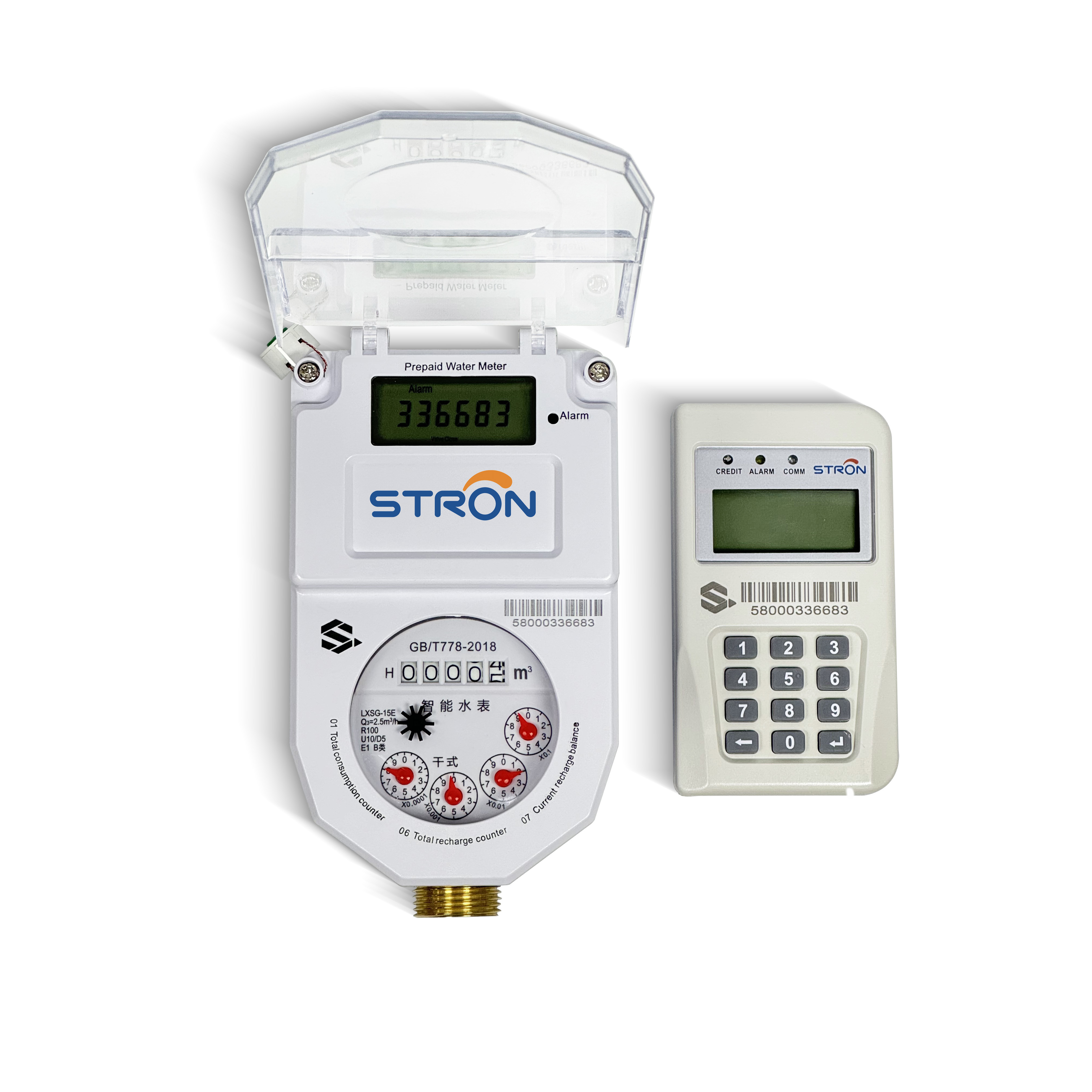 2025 New Wireless Communication RF Lora Smart Split STS Prepaid Water ...