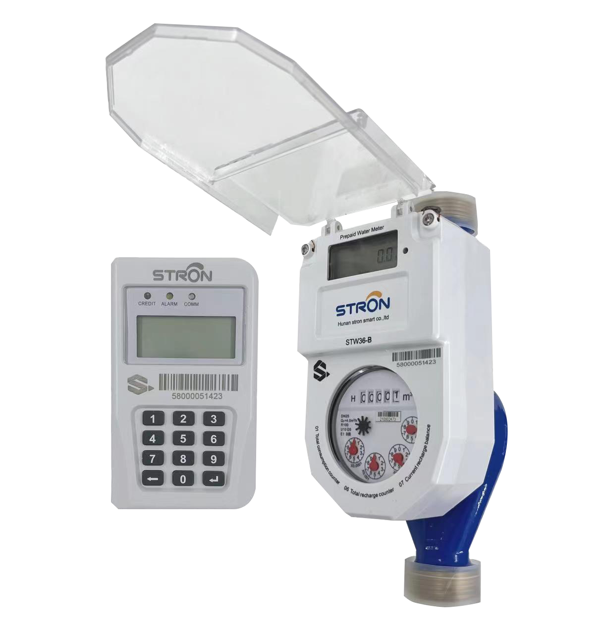 Operations Meter Operation Pressure 1.6Mpa Smart Water Meter Featuring LoRaWAN ...