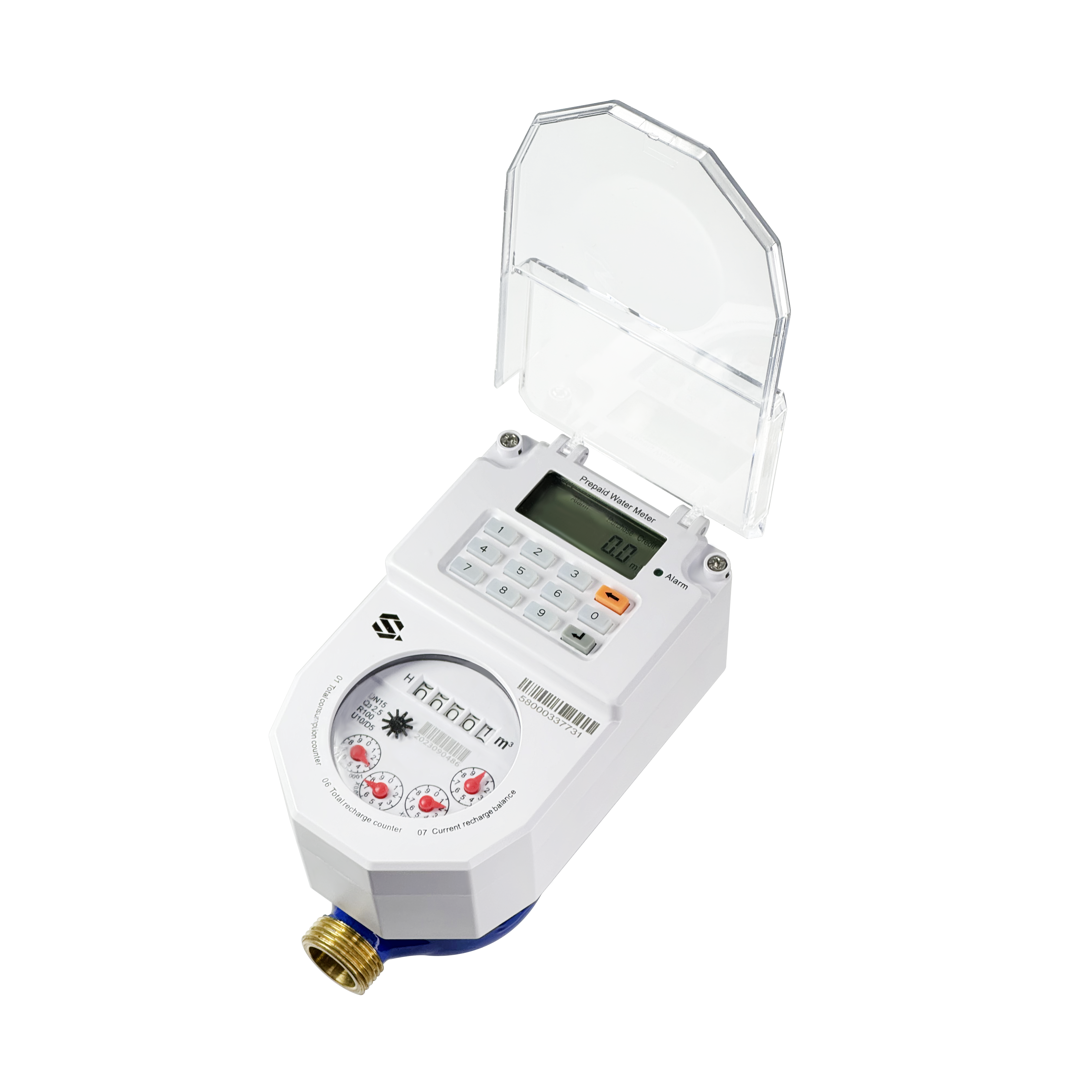 LoRaWAN Enabled IOT Smart Water Meter Featuring Measurement Range 0 ...