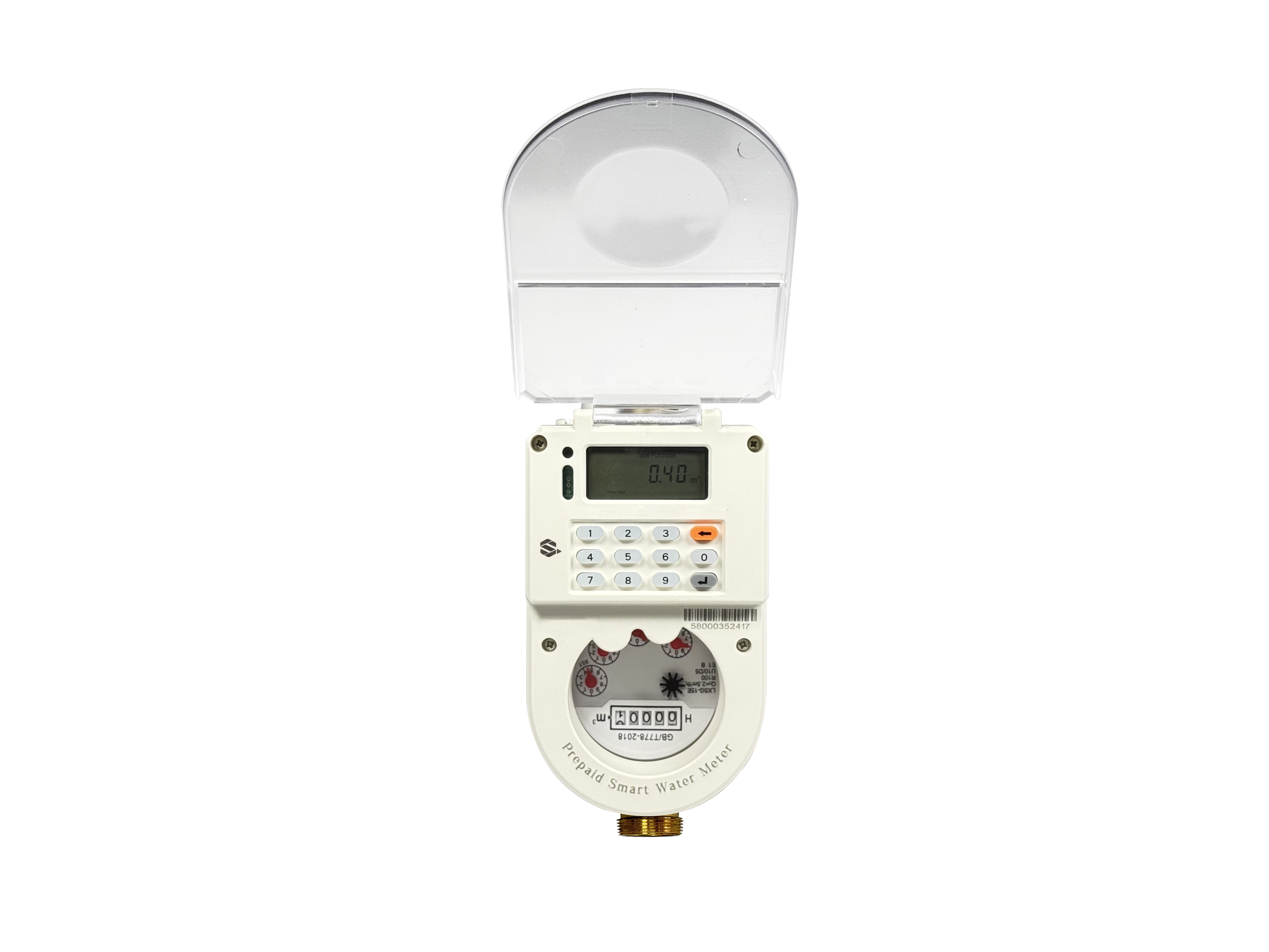 STS Integrated-Type Prepaid Water Meter witth LoRa RF module and a ...