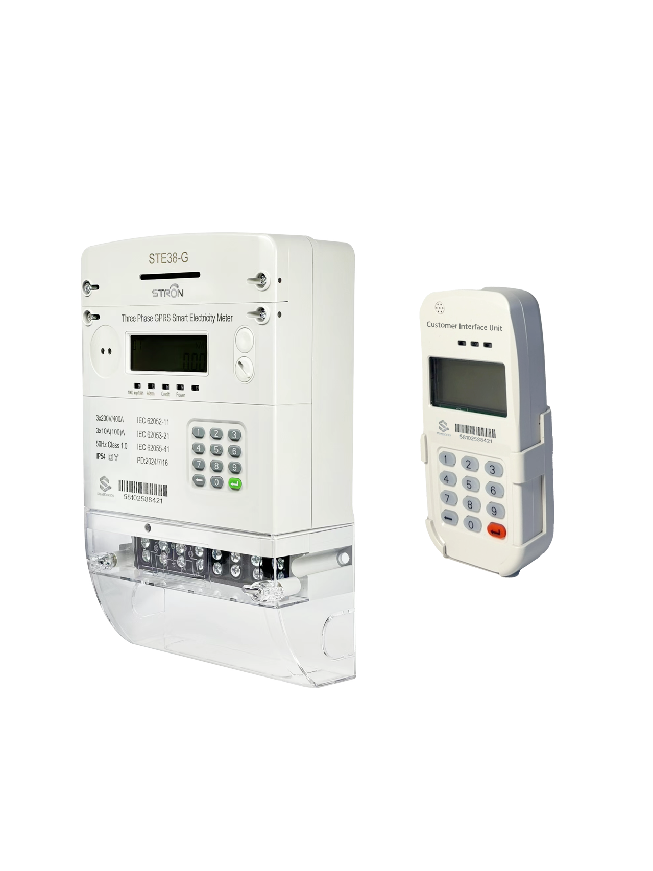 Sts Electrical Module STS Split Three-Phase Prepaid Meter with Top-Mounted Module with GPRS ...